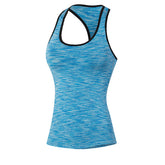 Atmungsaktives, schnell trocknendes Yoga- und Workout-Tanktop für Damen